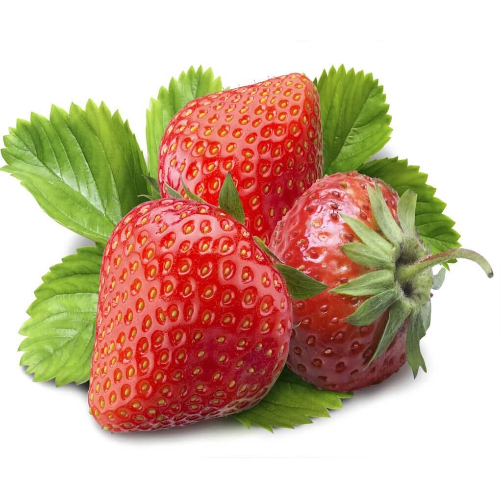 Strawberry Essential Oil Isolated On White Stock Photo 1964884090